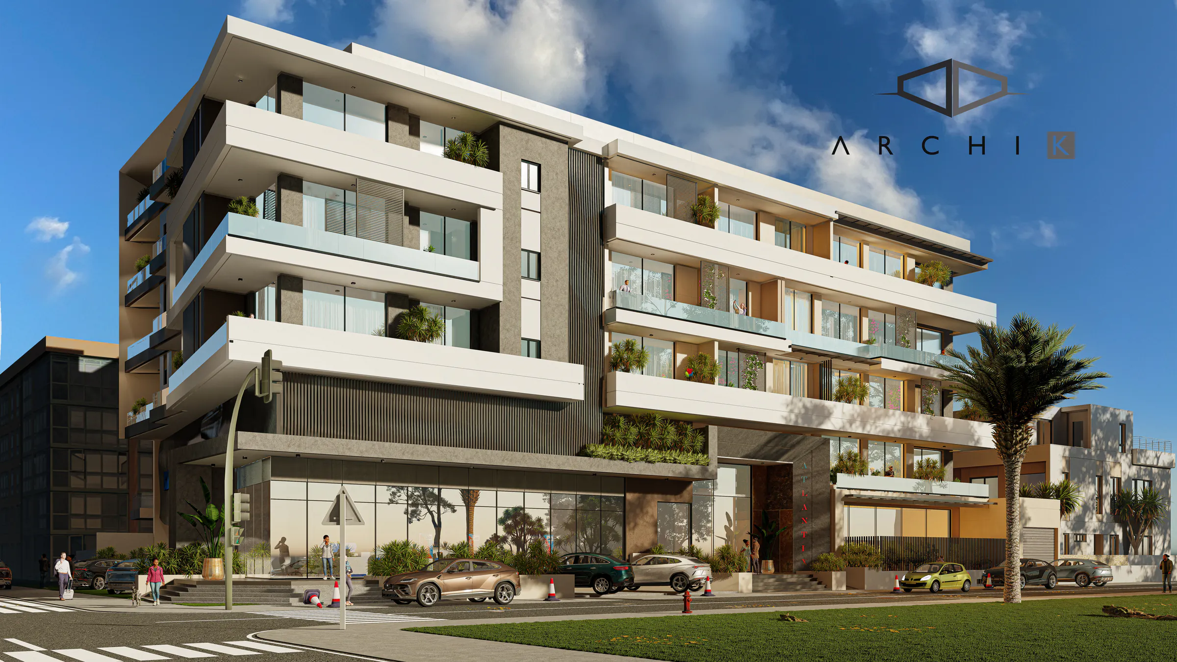 Immeuble Atlantix — vue 1