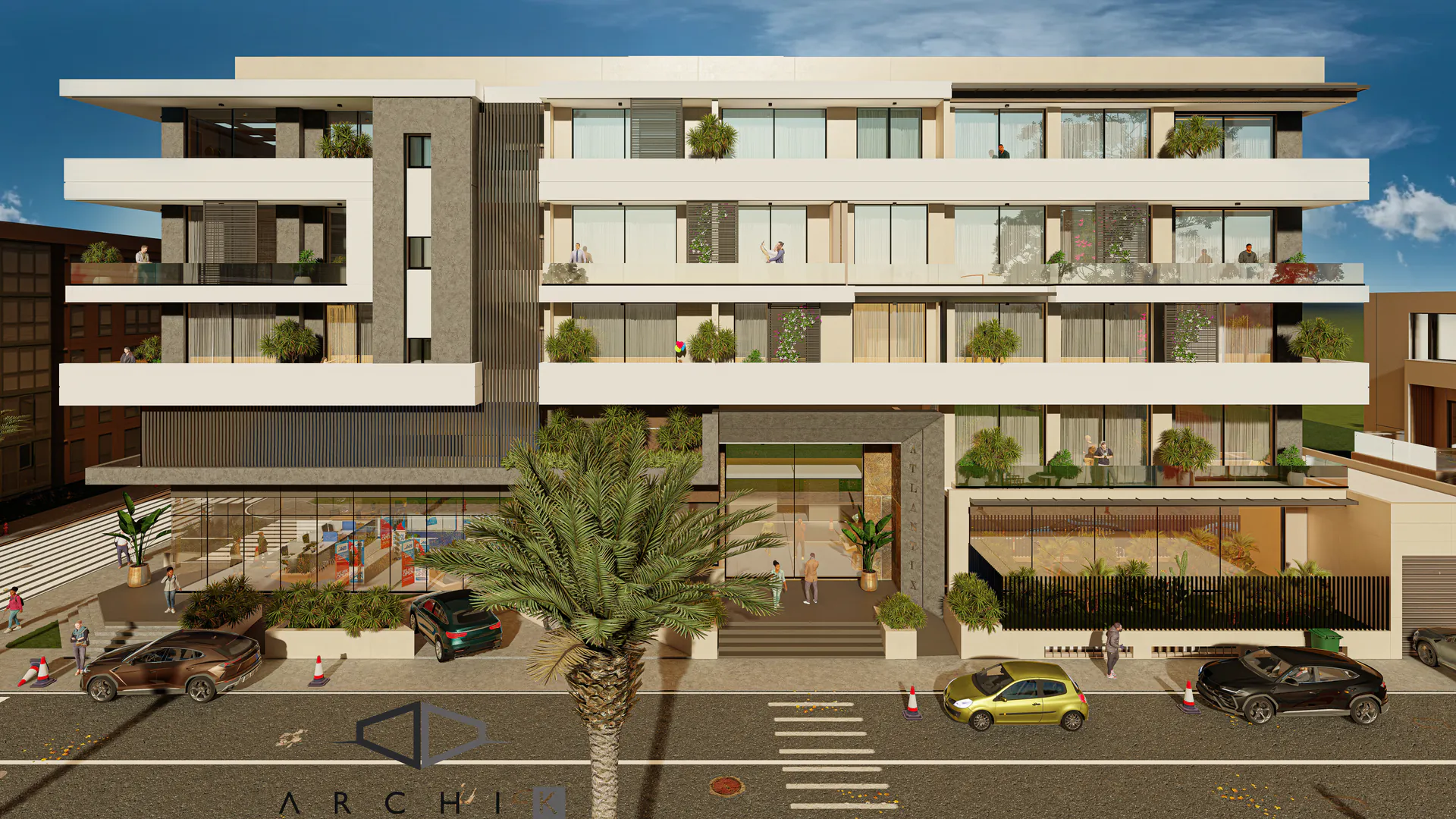 Immeuble Atlantix — vue 5