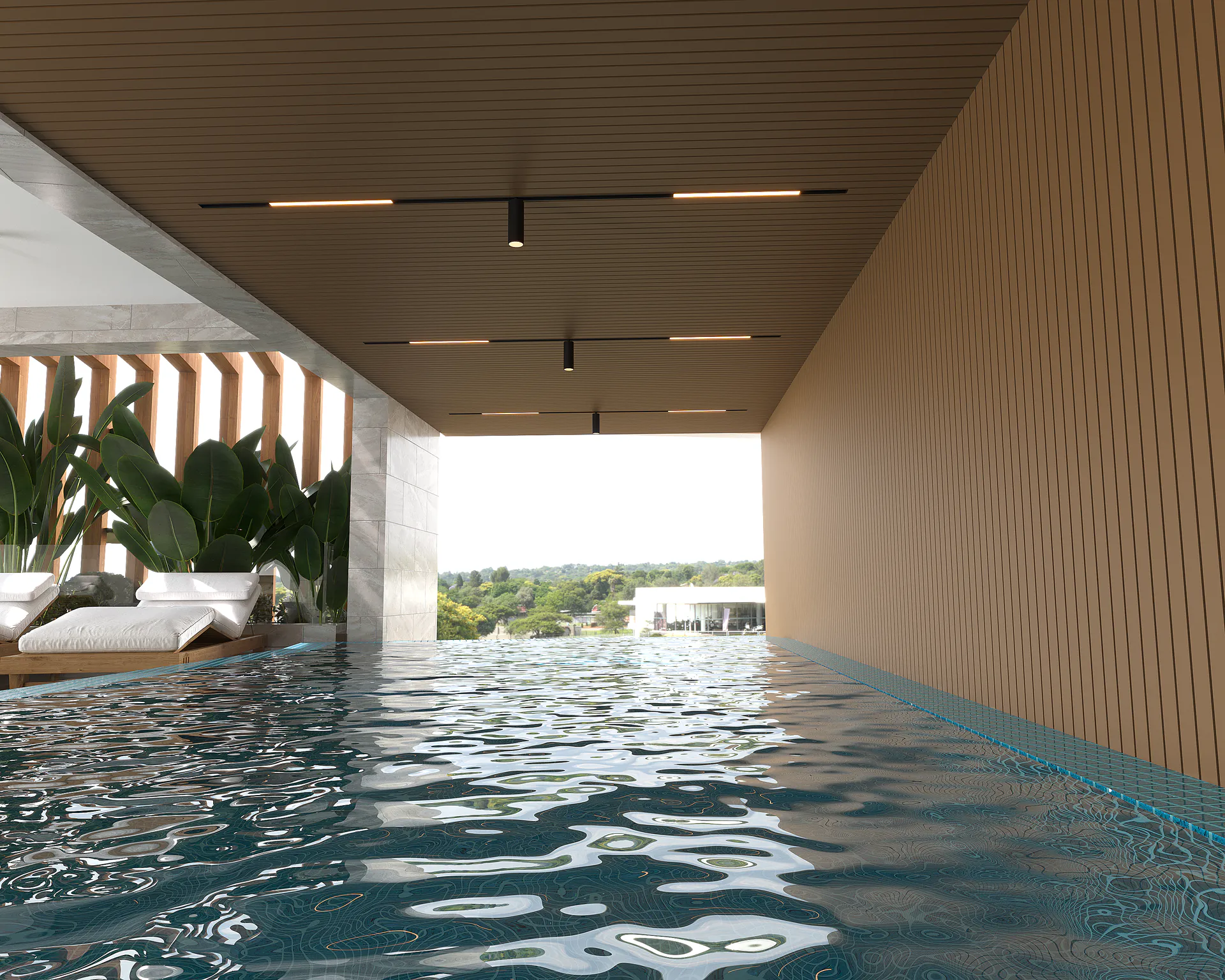 Penthouse — piscine