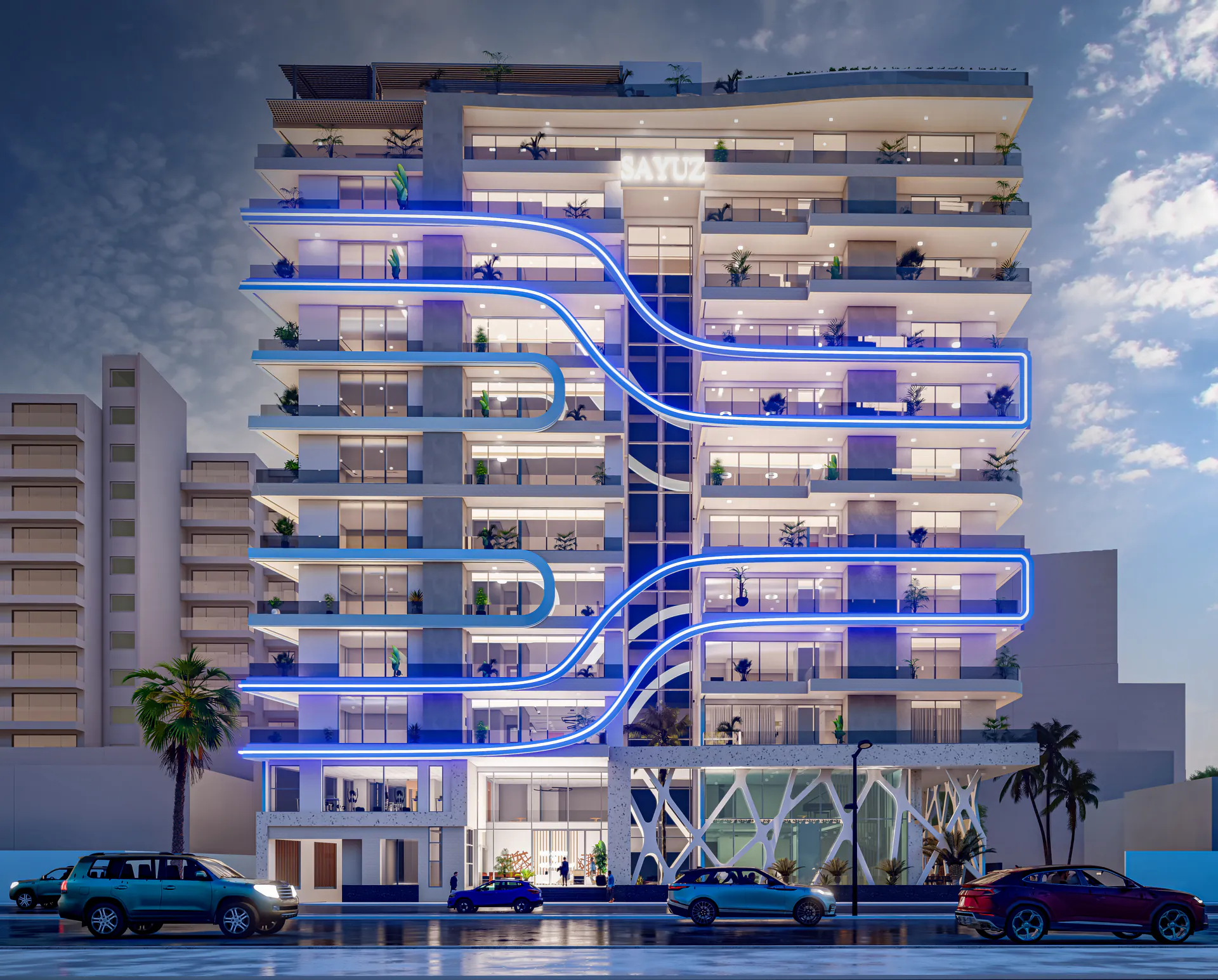 Immeuble Sayuz — vue 4